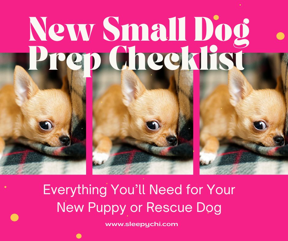 New Small Dog Prep Checklist: Everything You’ll Need for Your Puppy or Rescue Dog