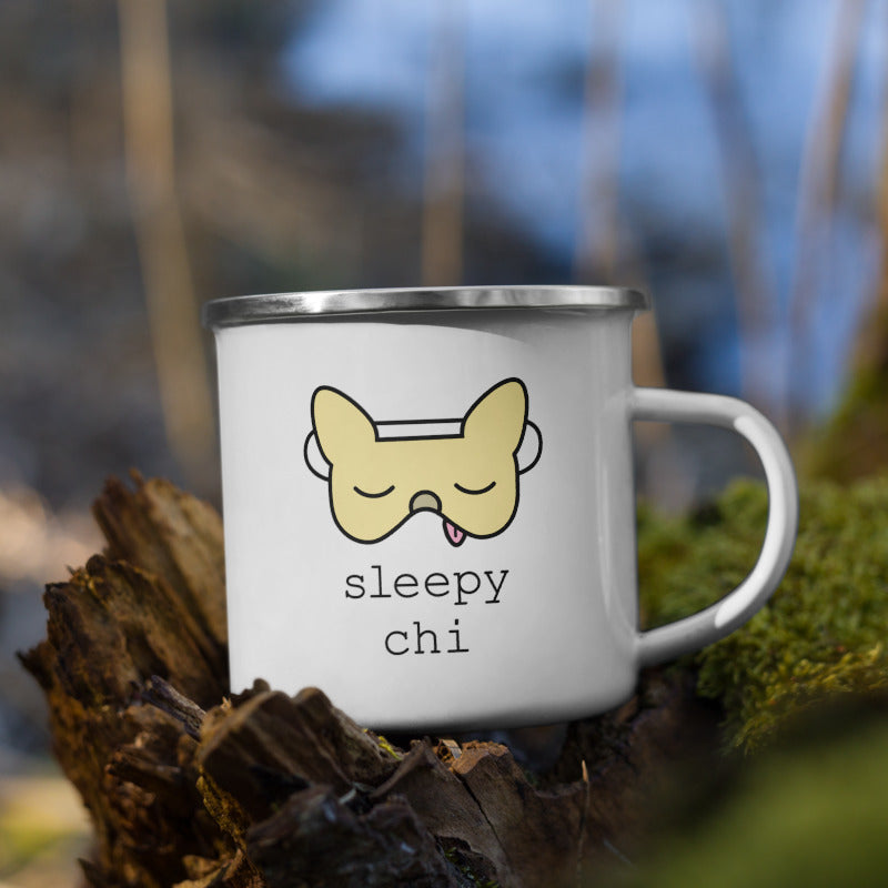 Sleepy Chi Camper Mug