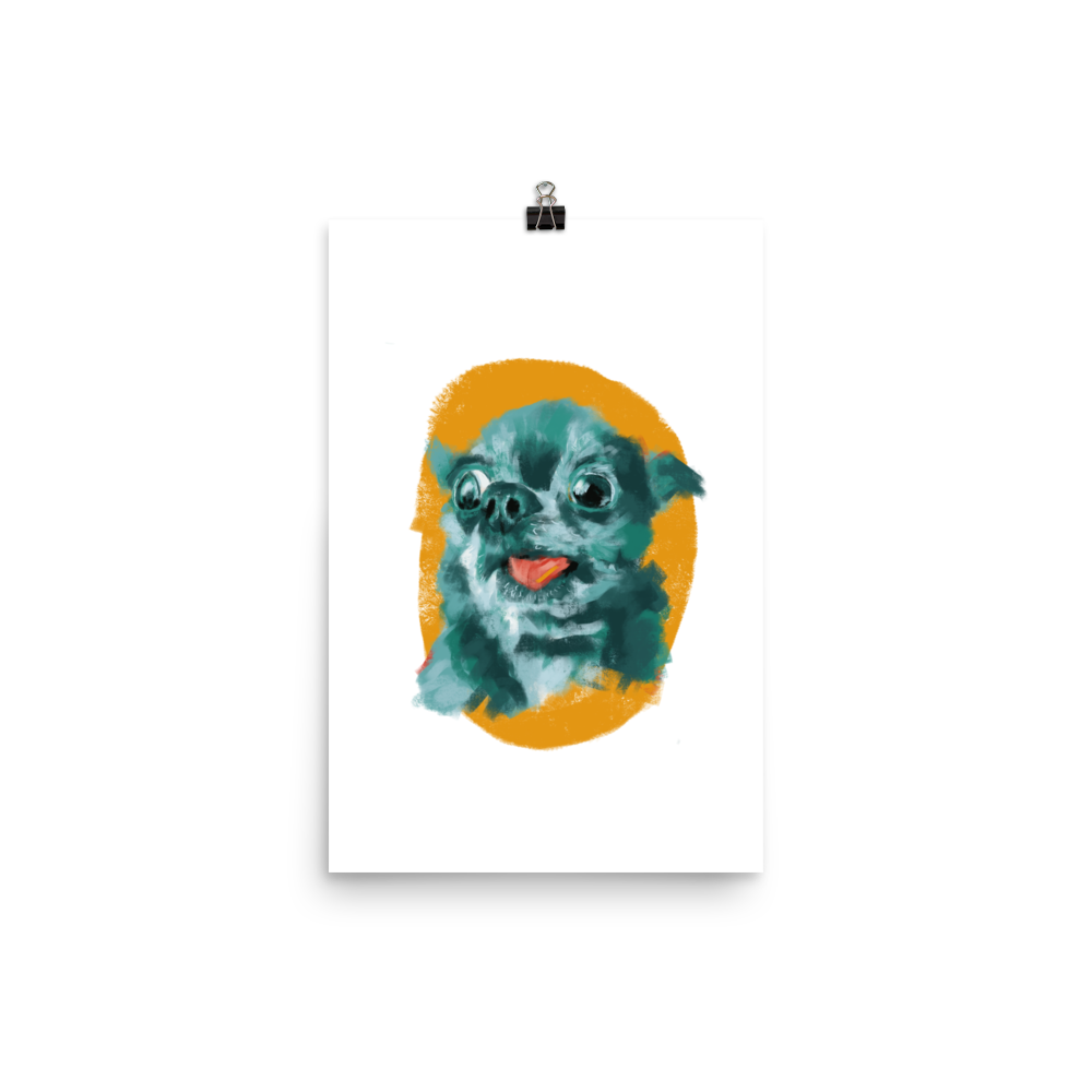 Tongue Study #1 - Chihuahua Art Print | Wall Art