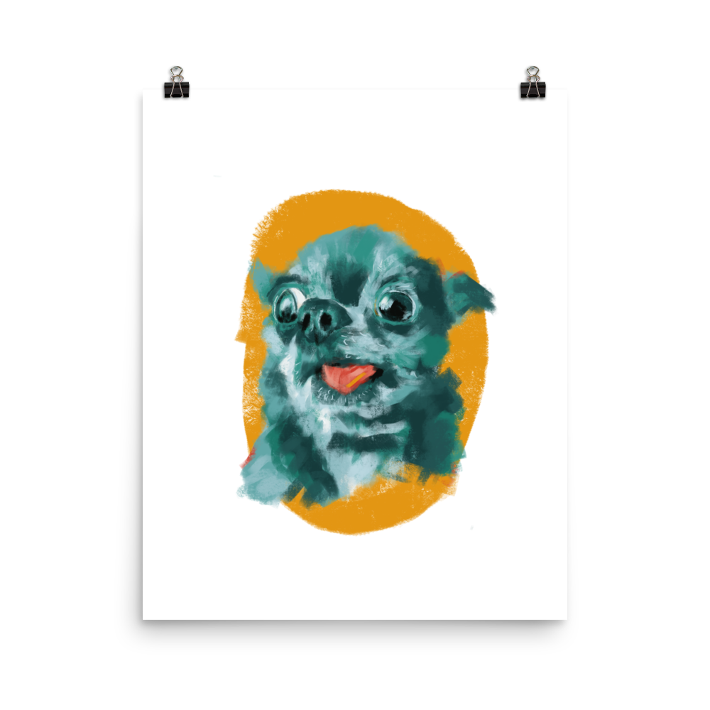 Tongue Study #1 - Chihuahua Art Print | Wall Art