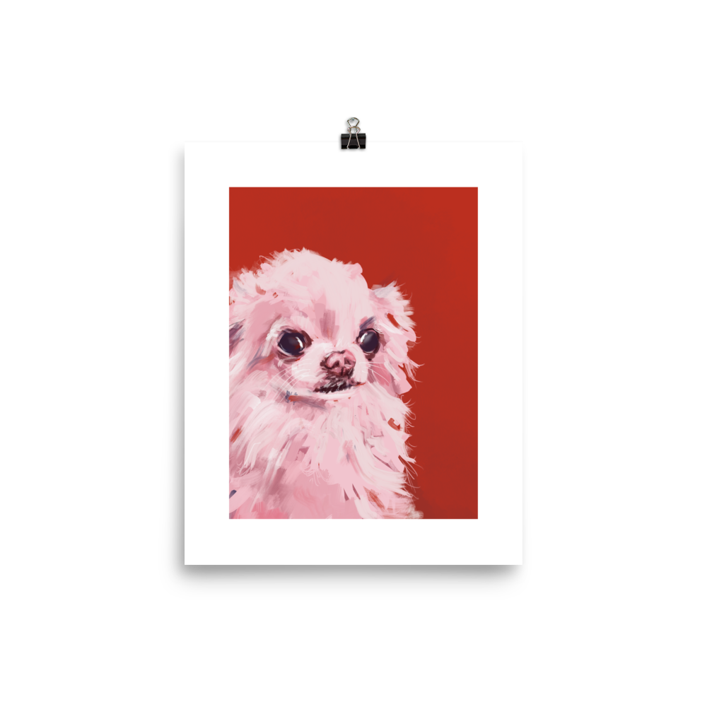 Big Eyes, Bigger Heart Chihuahua Art Print