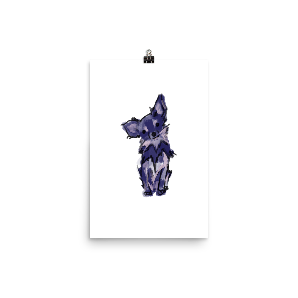 Purple Painted Chihuahua Art Print - House of Chihuahua