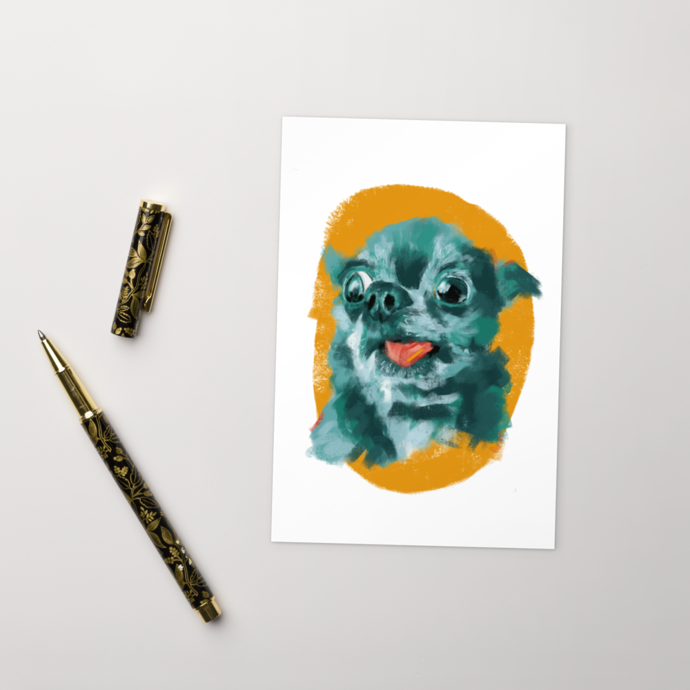 Tongue Study Chi Mini Art Print