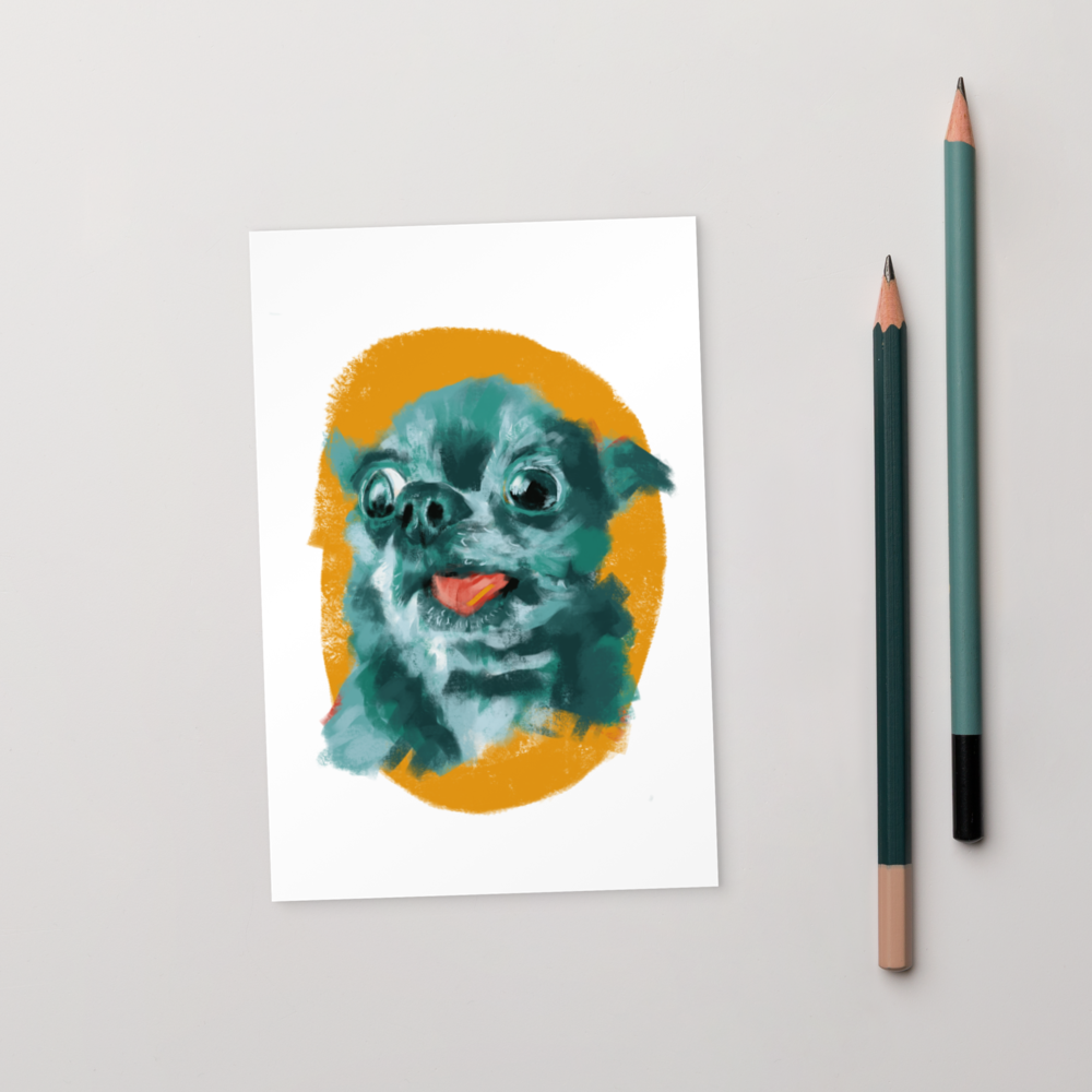 Tongue Study Chi Mini Art Print